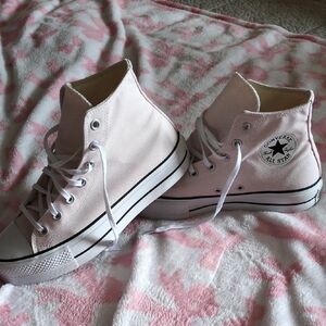 Converse Women's Pink Lift High-Top Sneakers